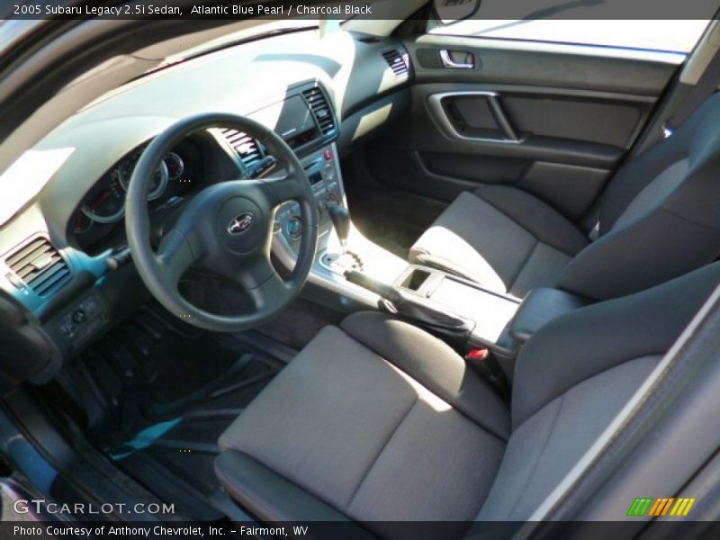 Atlantic Blue Pearl / Charcoal Black 2005 Subaru Legacy 2.5i Sedan