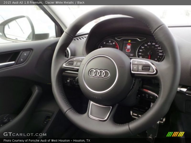 Glacier White Metallic / Black 2015 Audi A3 1.8 Premium