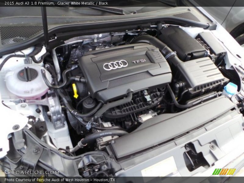 Glacier White Metallic / Black 2015 Audi A3 1.8 Premium