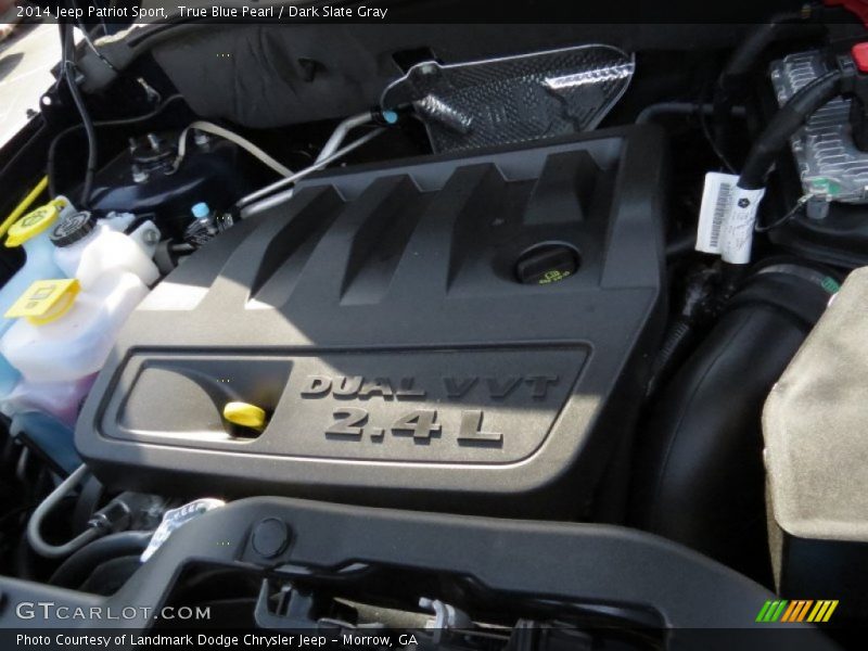 True Blue Pearl / Dark Slate Gray 2014 Jeep Patriot Sport