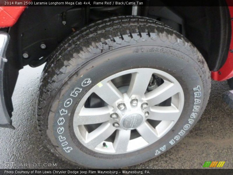 Flame Red / Black/Cattle Tan 2014 Ram 2500 Laramie Longhorn Mega Cab 4x4