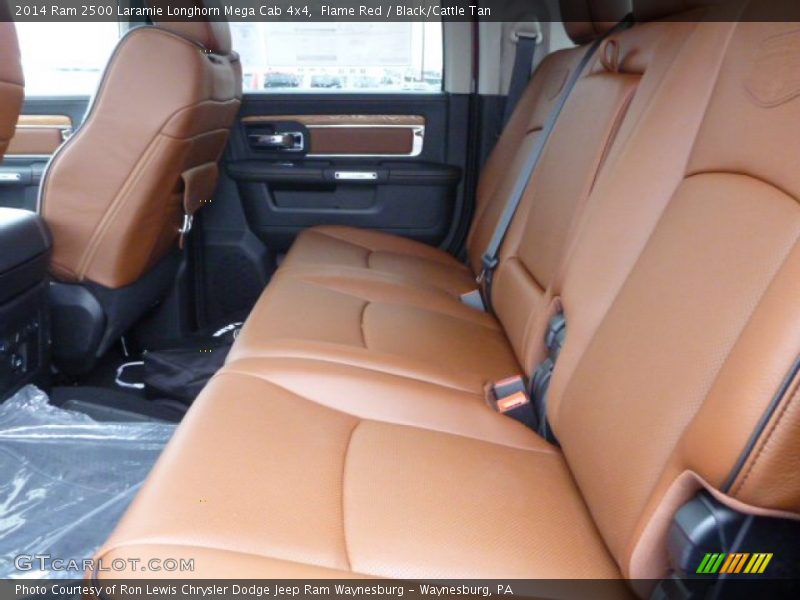 Flame Red / Black/Cattle Tan 2014 Ram 2500 Laramie Longhorn Mega Cab 4x4