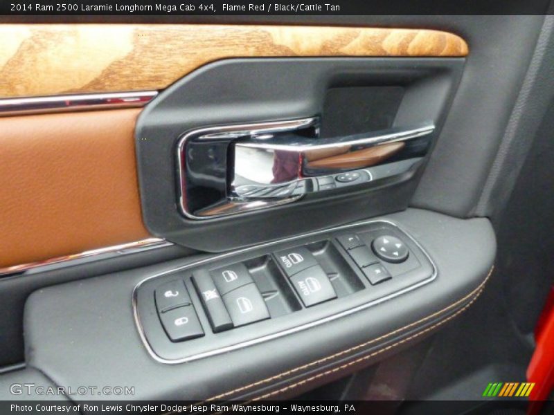 Flame Red / Black/Cattle Tan 2014 Ram 2500 Laramie Longhorn Mega Cab 4x4