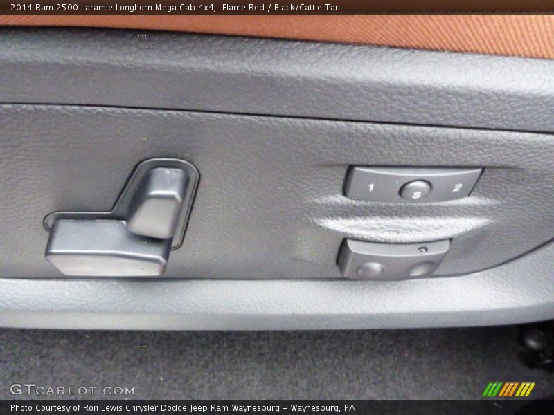 Flame Red / Black/Cattle Tan 2014 Ram 2500 Laramie Longhorn Mega Cab 4x4