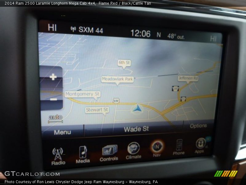 Flame Red / Black/Cattle Tan 2014 Ram 2500 Laramie Longhorn Mega Cab 4x4