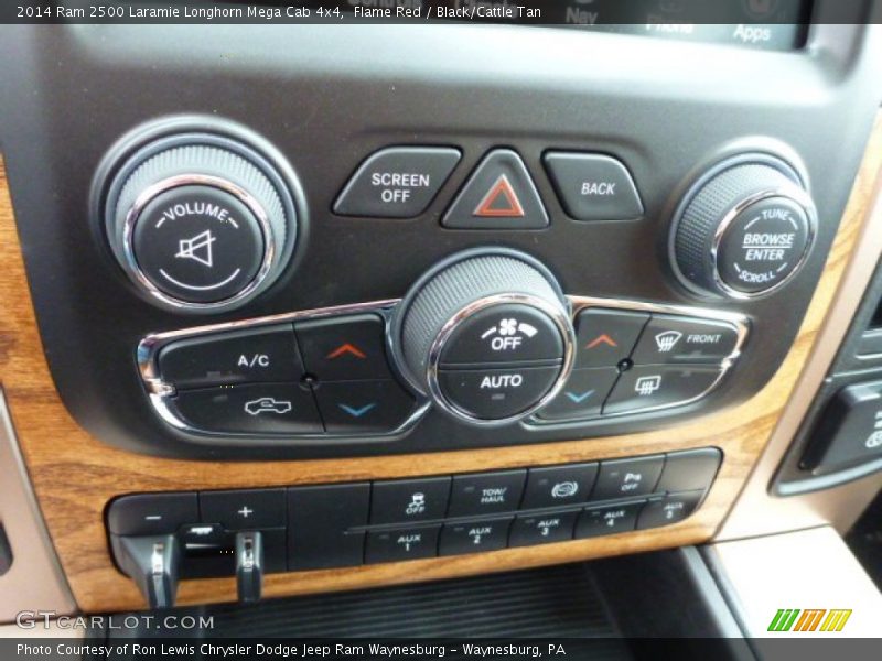 Flame Red / Black/Cattle Tan 2014 Ram 2500 Laramie Longhorn Mega Cab 4x4