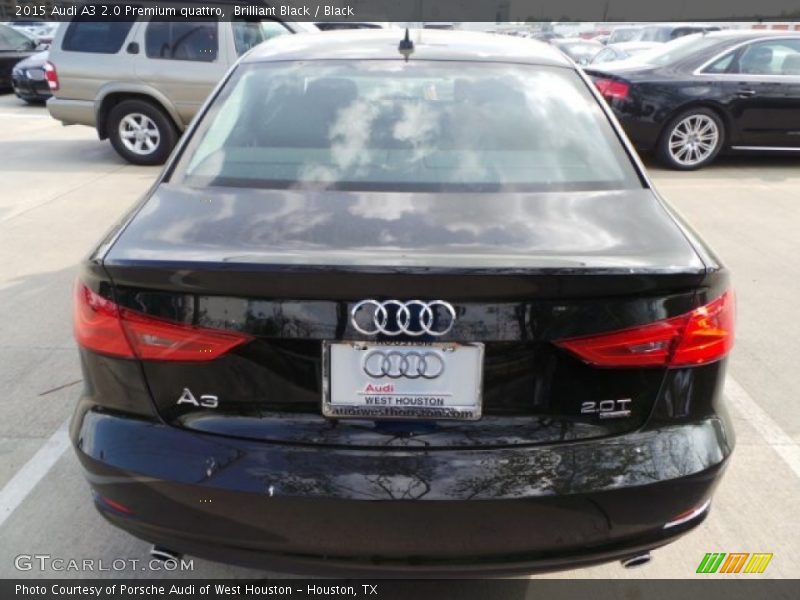 Brilliant Black / Black 2015 Audi A3 2.0 Premium quattro