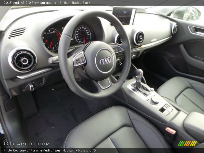  2015 A3 2.0 Premium quattro Black Interior