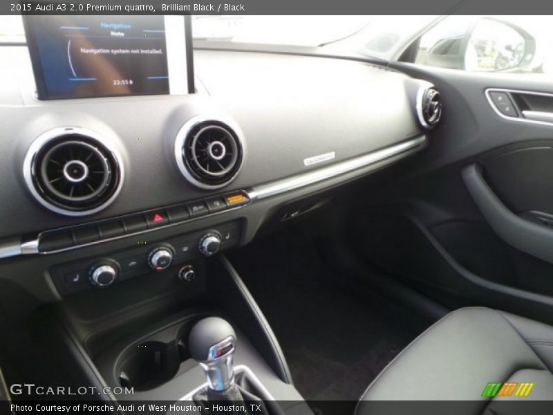 Brilliant Black / Black 2015 Audi A3 2.0 Premium quattro