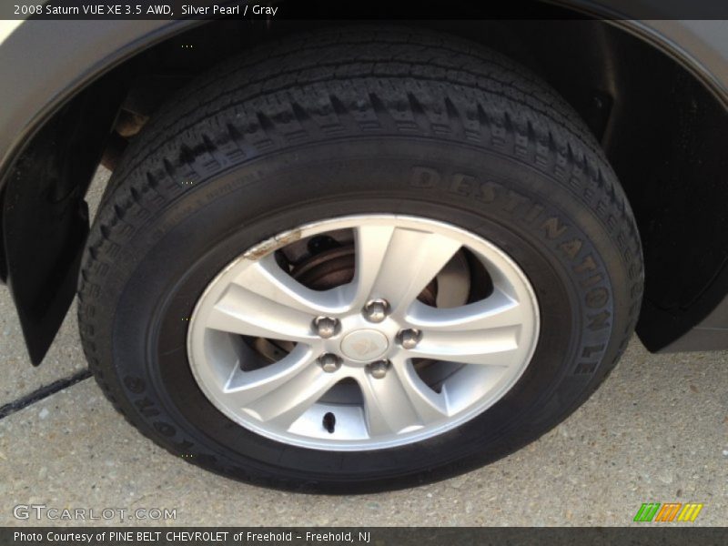 Silver Pearl / Gray 2008 Saturn VUE XE 3.5 AWD