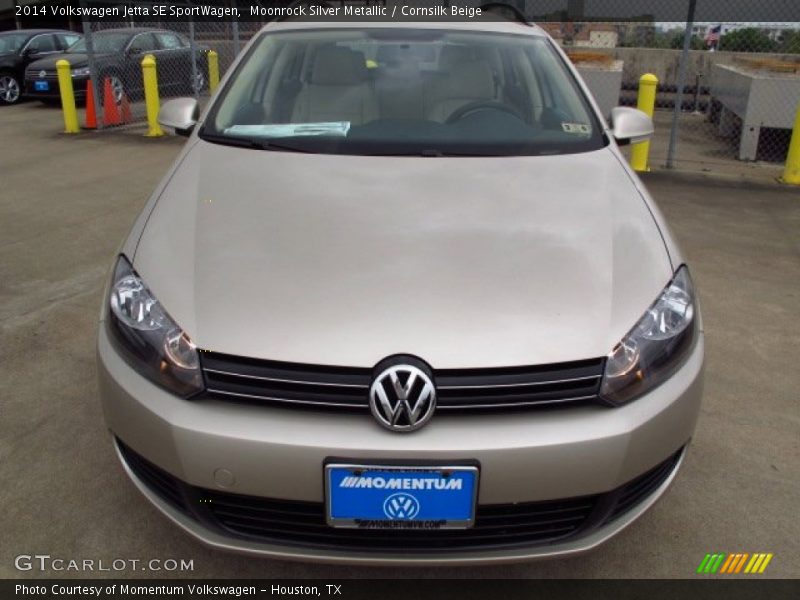 Moonrock Silver Metallic / Cornsilk Beige 2014 Volkswagen Jetta SE SportWagen