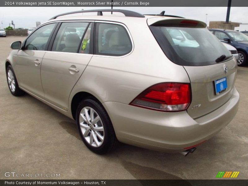 Moonrock Silver Metallic / Cornsilk Beige 2014 Volkswagen Jetta SE SportWagen