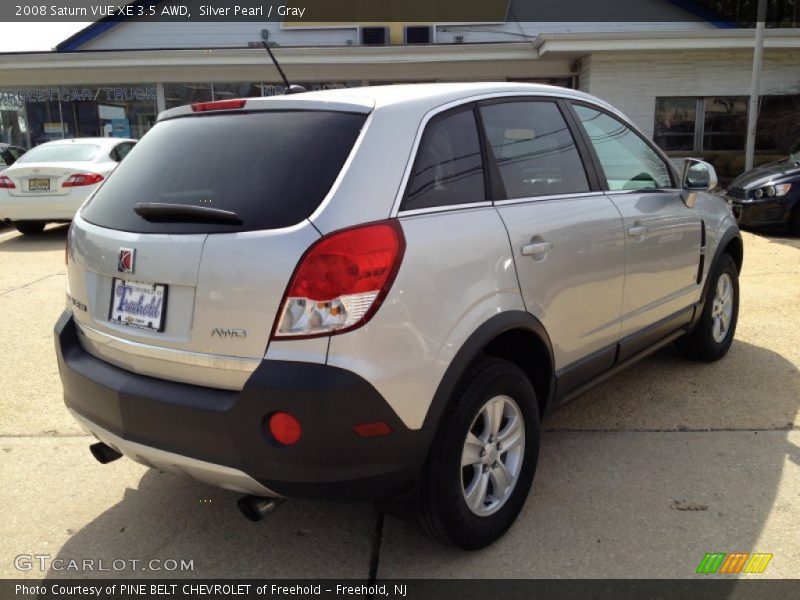 Silver Pearl / Gray 2008 Saturn VUE XE 3.5 AWD