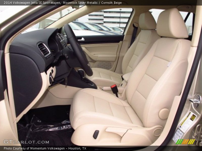 Moonrock Silver Metallic / Cornsilk Beige 2014 Volkswagen Jetta SE SportWagen