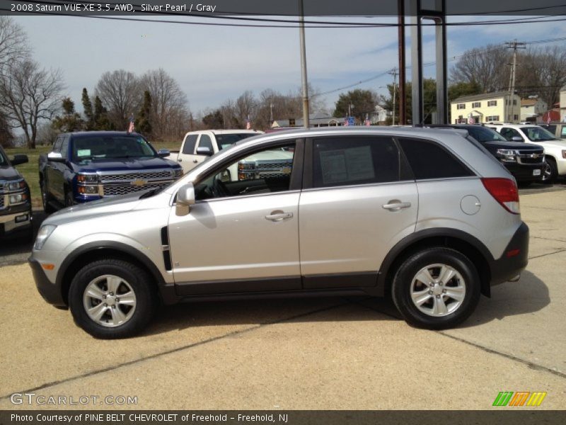 Silver Pearl / Gray 2008 Saturn VUE XE 3.5 AWD