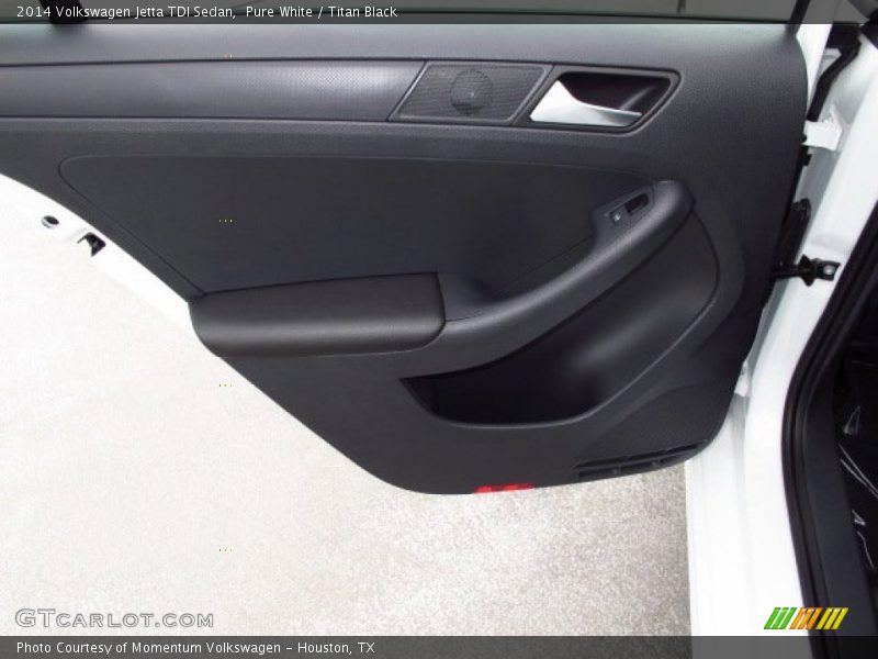 Pure White / Titan Black 2014 Volkswagen Jetta TDI Sedan