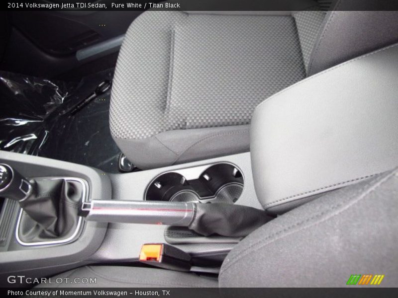 Pure White / Titan Black 2014 Volkswagen Jetta TDI Sedan