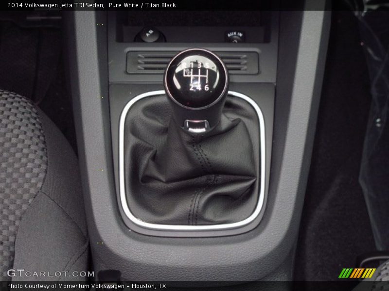 Pure White / Titan Black 2014 Volkswagen Jetta TDI Sedan