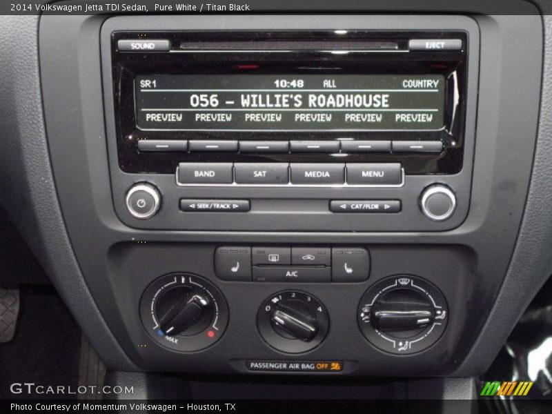 Pure White / Titan Black 2014 Volkswagen Jetta TDI Sedan