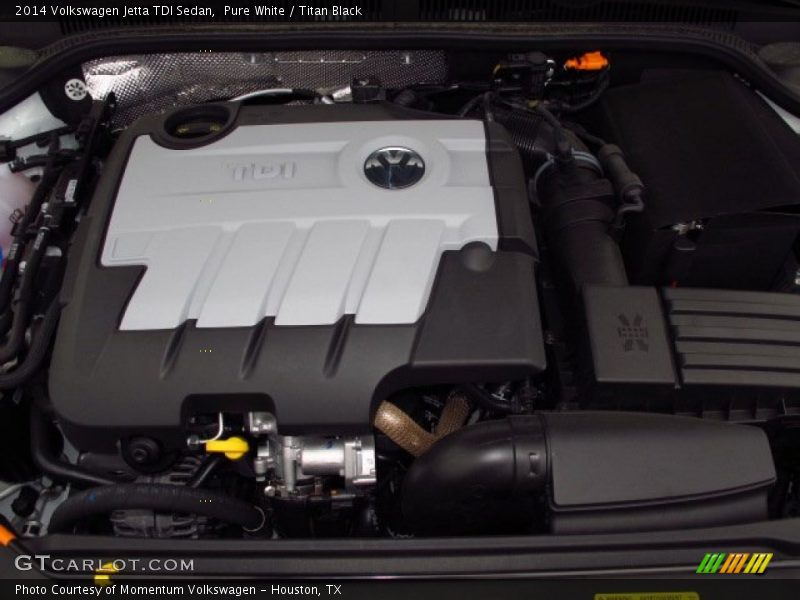 Pure White / Titan Black 2014 Volkswagen Jetta TDI Sedan