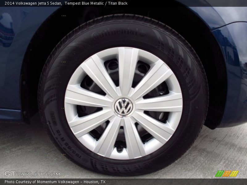 Tempest Blue Metallic / Titan Black 2014 Volkswagen Jetta S Sedan
