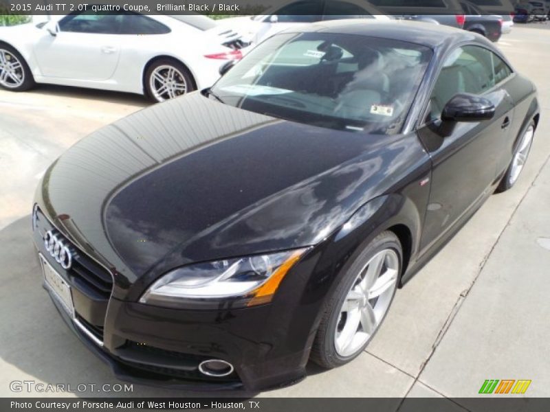 Brilliant Black / Black 2015 Audi TT 2.0T quattro Coupe
