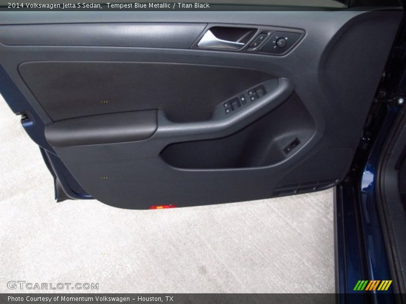 Tempest Blue Metallic / Titan Black 2014 Volkswagen Jetta S Sedan