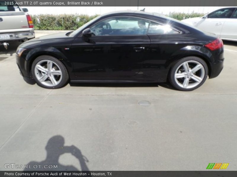Brilliant Black / Black 2015 Audi TT 2.0T quattro Coupe