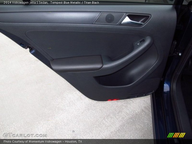 Tempest Blue Metallic / Titan Black 2014 Volkswagen Jetta S Sedan