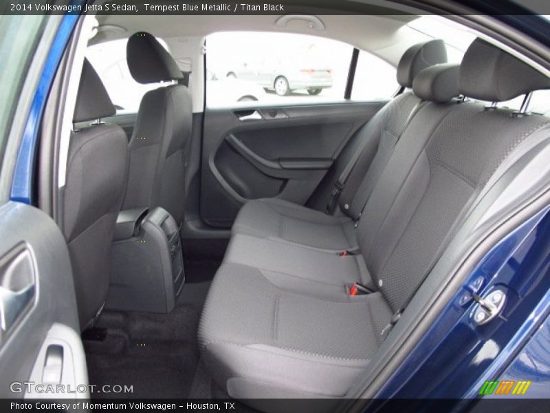 Tempest Blue Metallic / Titan Black 2014 Volkswagen Jetta S Sedan