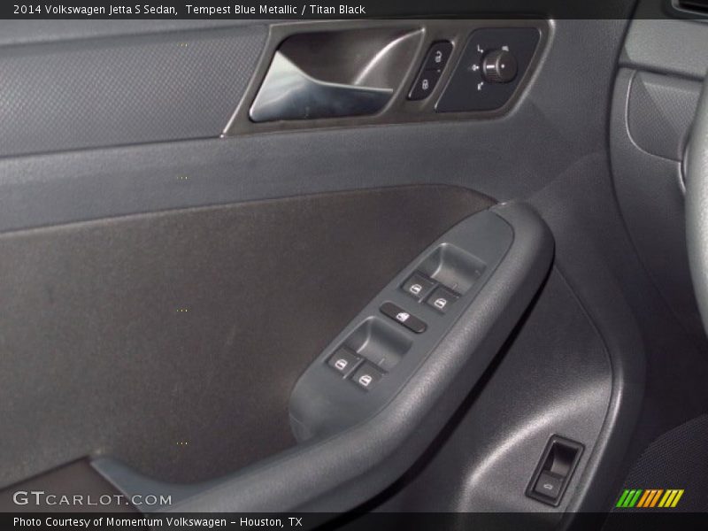 Tempest Blue Metallic / Titan Black 2014 Volkswagen Jetta S Sedan