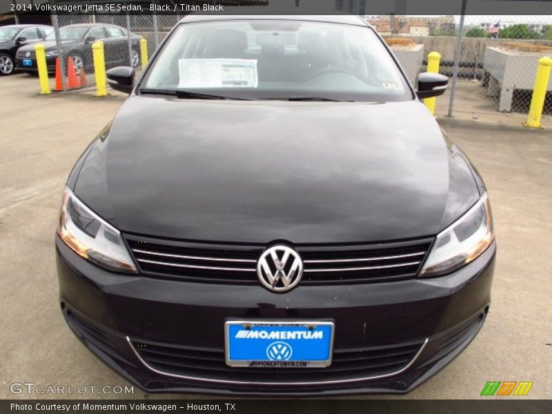 Black / Titan Black 2014 Volkswagen Jetta SE Sedan
