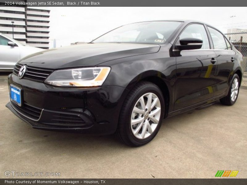 Black / Titan Black 2014 Volkswagen Jetta SE Sedan