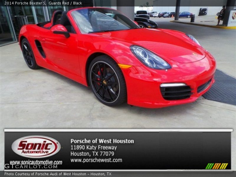 Guards Red / Black 2014 Porsche Boxster S