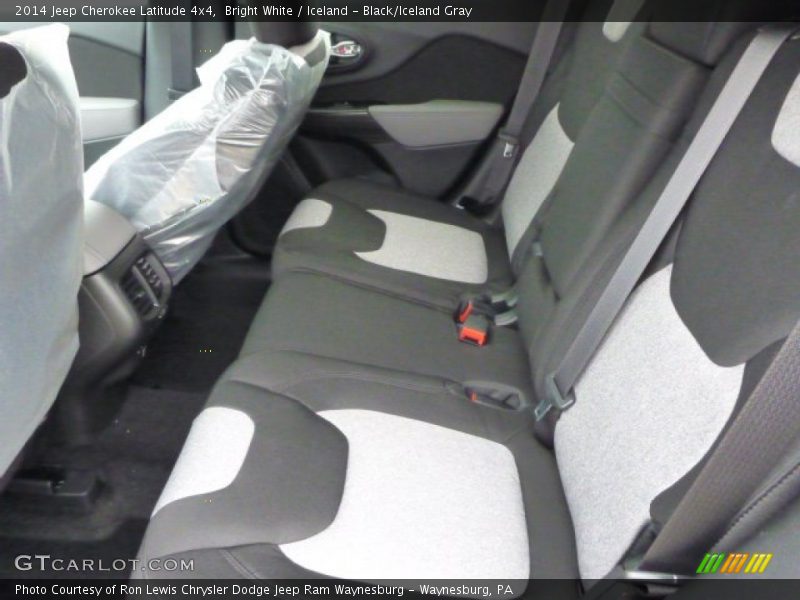 Bright White / Iceland - Black/Iceland Gray 2014 Jeep Cherokee Latitude 4x4