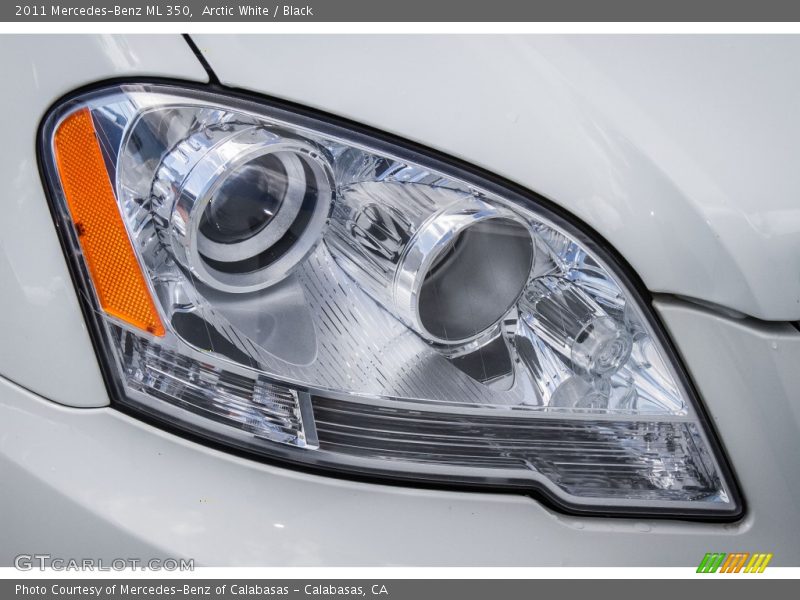 Arctic White / Black 2011 Mercedes-Benz ML 350