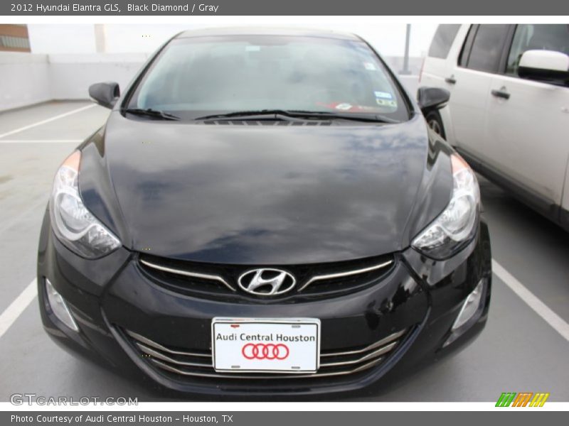 Black Diamond / Gray 2012 Hyundai Elantra GLS