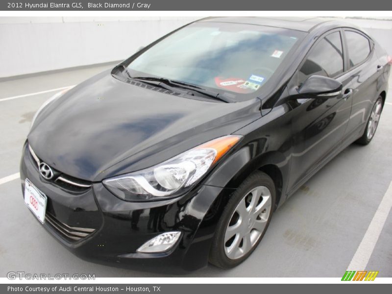 Black Diamond / Gray 2012 Hyundai Elantra GLS