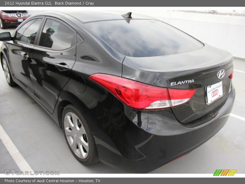 Black Diamond / Gray 2012 Hyundai Elantra GLS