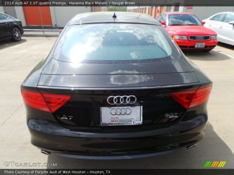 Havanna Black Metallic / Nougat Brown 2014 Audi A7 3.0T quattro Prestige