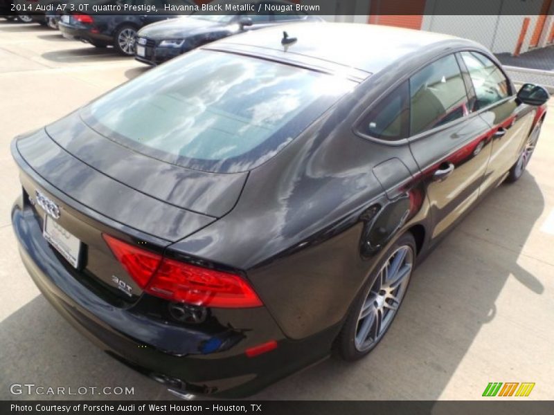 Havanna Black Metallic / Nougat Brown 2014 Audi A7 3.0T quattro Prestige