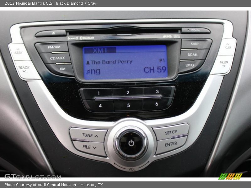 Black Diamond / Gray 2012 Hyundai Elantra GLS