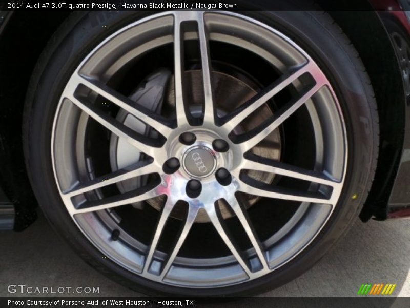 Havanna Black Metallic / Nougat Brown 2014 Audi A7 3.0T quattro Prestige