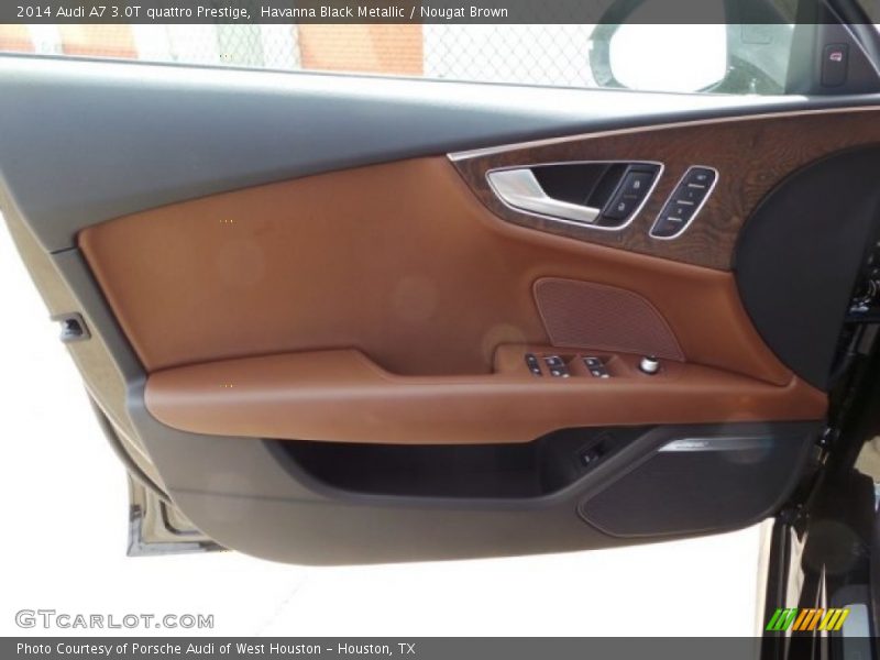 Havanna Black Metallic / Nougat Brown 2014 Audi A7 3.0T quattro Prestige