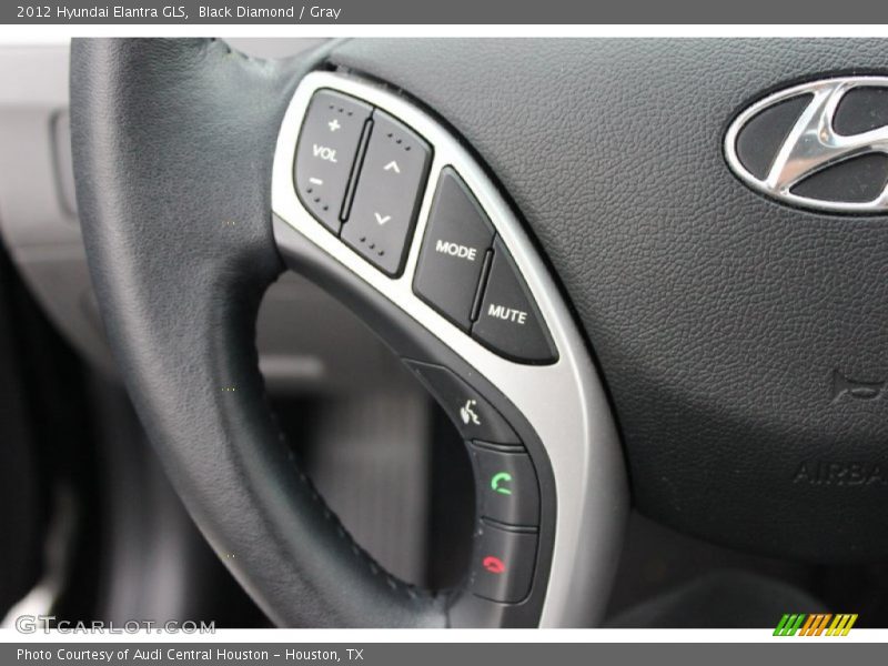 Black Diamond / Gray 2012 Hyundai Elantra GLS
