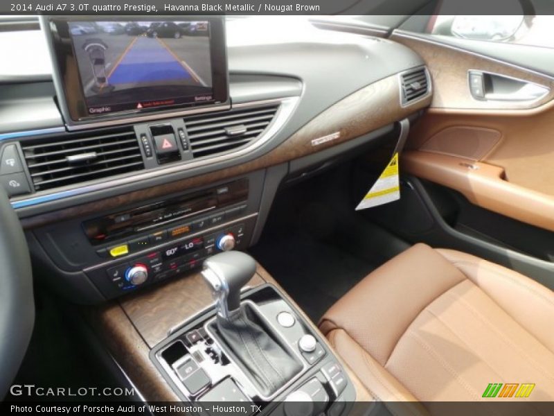 Havanna Black Metallic / Nougat Brown 2014 Audi A7 3.0T quattro Prestige