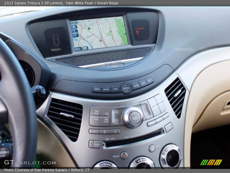 Satin White Pearl / Desert Beige 2013 Subaru Tribeca 3.6R Limited