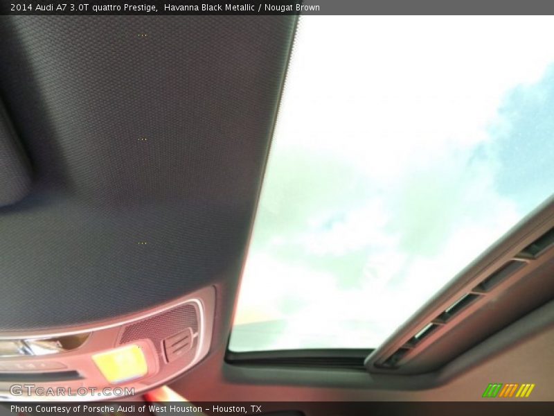 Havanna Black Metallic / Nougat Brown 2014 Audi A7 3.0T quattro Prestige
