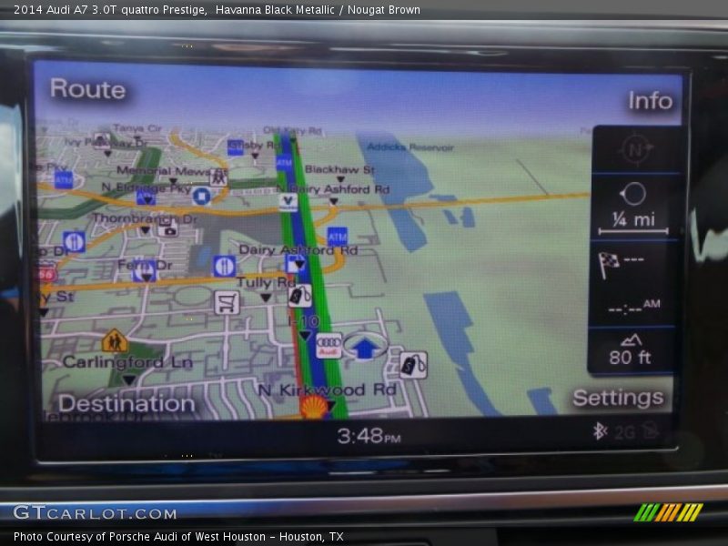 Havanna Black Metallic / Nougat Brown 2014 Audi A7 3.0T quattro Prestige