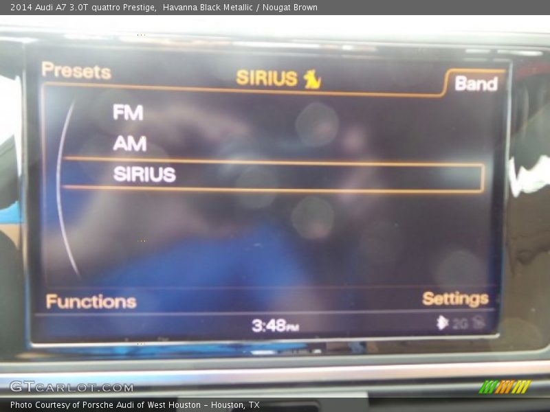 Havanna Black Metallic / Nougat Brown 2014 Audi A7 3.0T quattro Prestige